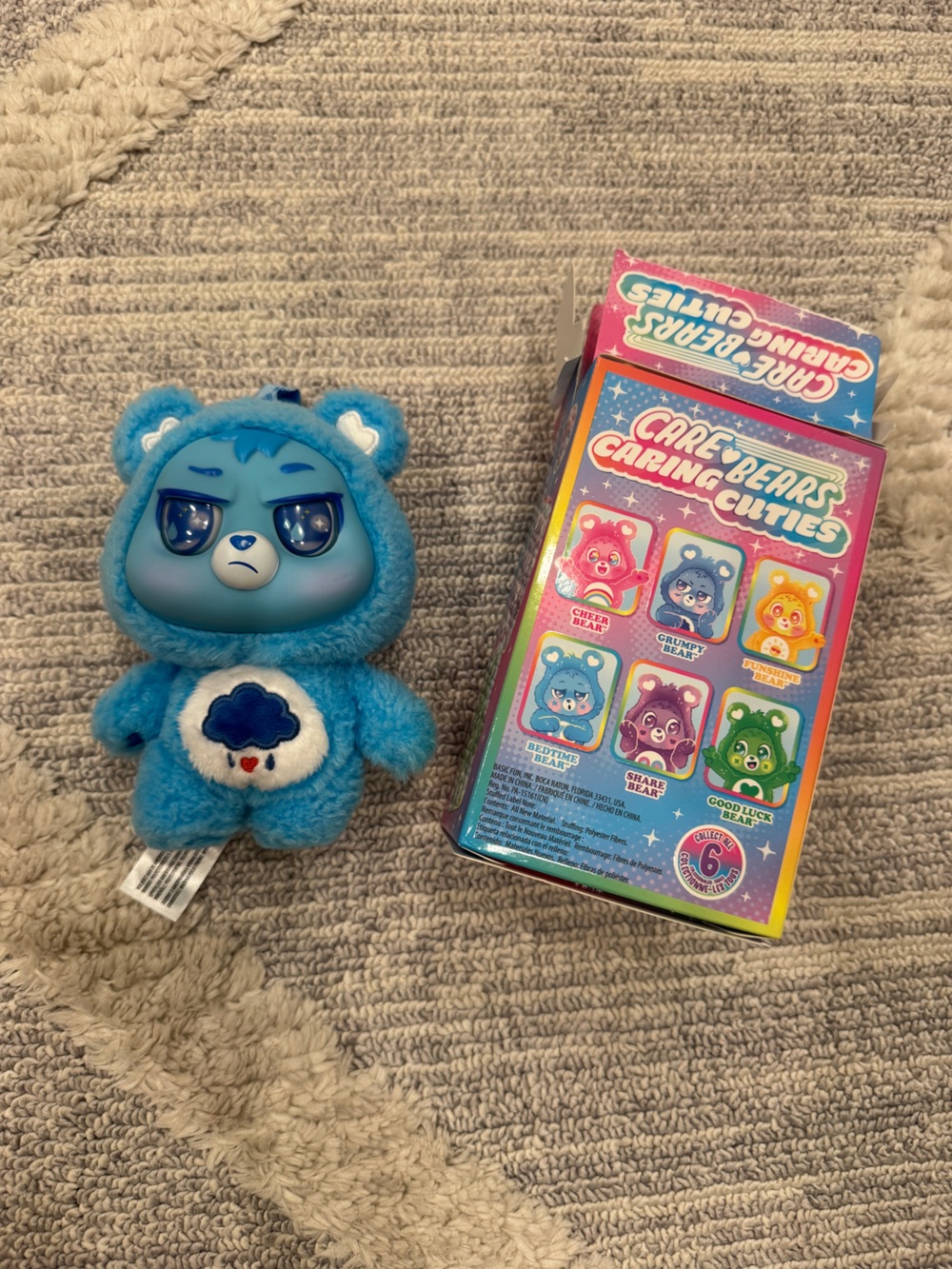 Carebears Caring Cutie plush keychain